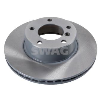 Jeu de 2 disques de frein avant SWAG OEM 34111164839