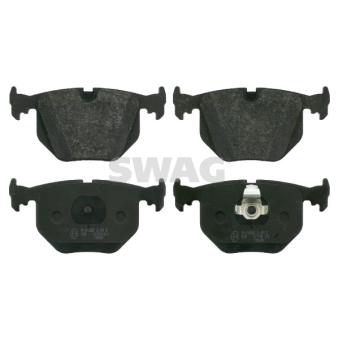 Jeu de 4 plaquettes de frein arrière SWAG OEM 34212357231