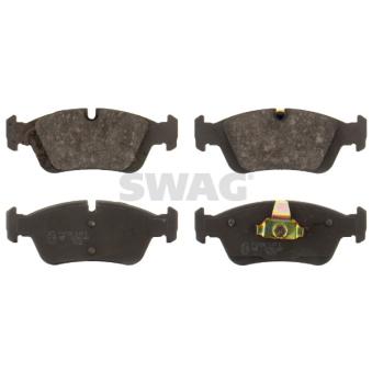 Jeu de 4 plaquettes de frein avant SWAG OEM 34111161446