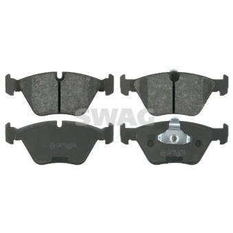 Jeu de 4 plaquettes de frein avant SWAG OEM 34111164629