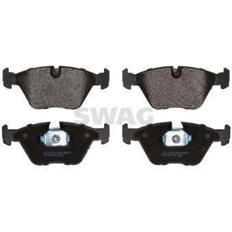 Jeu de 4 plaquettes de frein avant SWAG OEM 34112157573