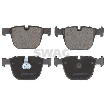 Jeu de 4 plaquettes de frein arrière SWAG OEM 34216768471