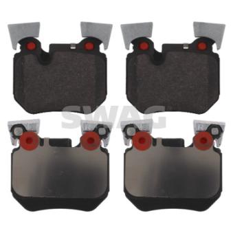 Jeu de 4 plaquettes de frein arrière SWAG 20 91 6767 pour BMW Série 1 135 i - 326cv