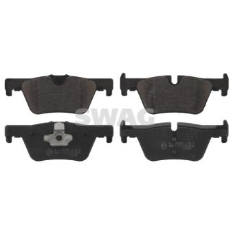 Jeu de 4 plaquettes de frein arrière SWAG OEM 34206799809
