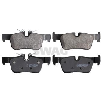Jeu de 4 plaquettes de frein arrière SWAG OEM 34218867488