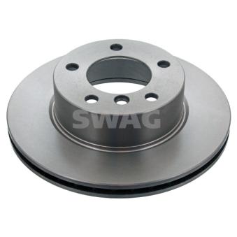 Jeu de 2 disques de frein avant SWAG OEM 34116764629