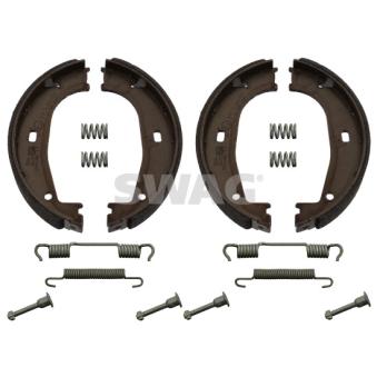 Jeu de mâchoires de frein, frein de stationnement SWAG OEM 34411160924