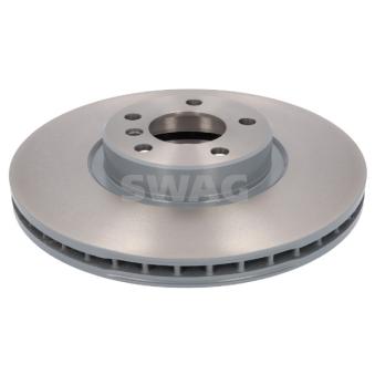 Jeu de 2 disques de frein avant SWAG 20 93 2261 pour BMW X5 3.0d - 235cv