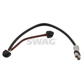 Contact d'avertissement, usure des plaquettes de frein avant gauche SWAG 20 93 3403 pour PORSCHE CAYMAN S 3.4 - 295cv