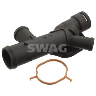 Bride de liquide de refroidissement SWAG 30 10 6011 pour VOLKSWAGEN MULTIVAN 2.0 BiTDI - 180cv