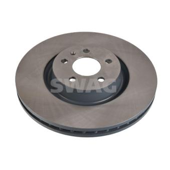Jeu de 2 disques de frein avant SWAG 30 10 7506 pour AUDI A6 50 TFSI e quattro - 252cv