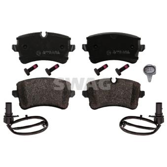Jeu de 4 plaquettes de frein arrière SWAG OEM 4H0698451L