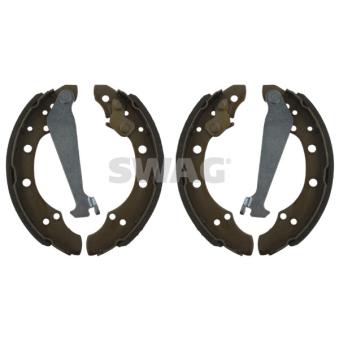 Jeu de mâchoires de frein SWAG 30 90 7013 pour FORD CAPRI 1.6 - 110cv