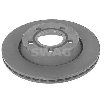 Jeu de 2 disques de frein arrière SWAG 30 91 1397 pour AUDI A8 3.7 - 260cv