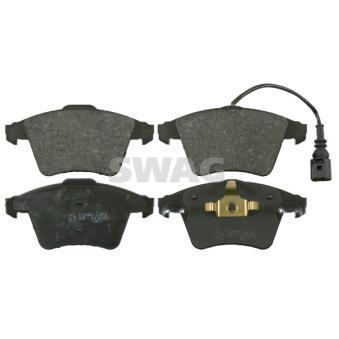 Jeu de 4 plaquettes de frein avant SWAG OEM 7H0698151A