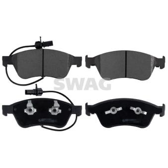 Jeu de 4 plaquettes de frein avant SWAG OEM 4E0698151