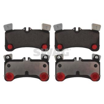 Jeu de 4 plaquettes de frein arrière SWAG OEM 95535293960