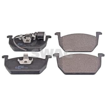 Jeu de 4 plaquettes de frein avant SWAG OEM 5Q0698151C