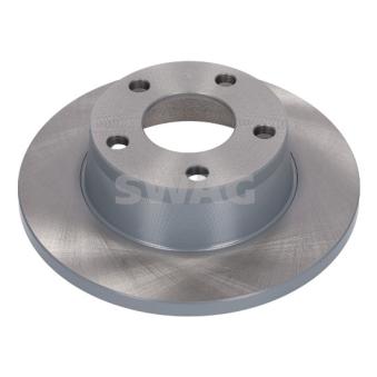 Jeu de 2 disques de frein arrière SWAG OEM 4B0615601B