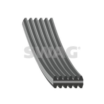 Courroie trapézoïdale à nervures SWAG OEM 038903137S
