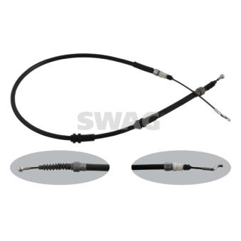 Tirette à câble, frein de stationnement SWAG 30 93 6352 pour SAAB 900 2.0 TDI - 110cv