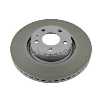 Jeu de 2 disques de frein avant SWAG OEM 4F0615301D