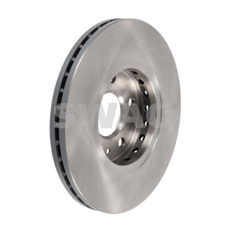 Jeu de 2 disques de frein avant SWAG 33 10 0136 - Visuel 1