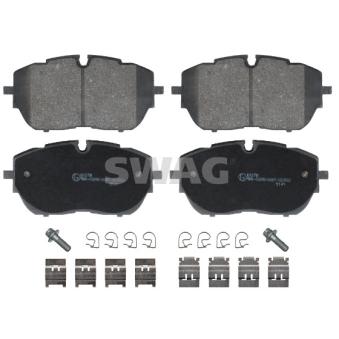 Jeu de 4 plaquettes de frein avant SWAG 33 10 0183 pour OPEL ASTRA 1,6 Plug-In-Hybrid - 224cv
