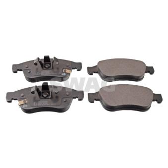 Jeu de 4 plaquettes de frein avant SWAG OEM 77368048