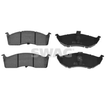 Jeu de 4 plaquettes de frein avant SWAG OEM 4882107