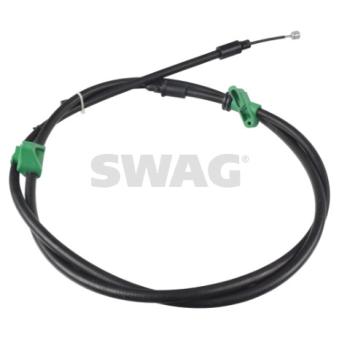 Tirette à câble, frein de stationnement arrière gauche SWAG 33 10 0321 pour ALFA ROMEO GTV 1.6 Ti - 110cv