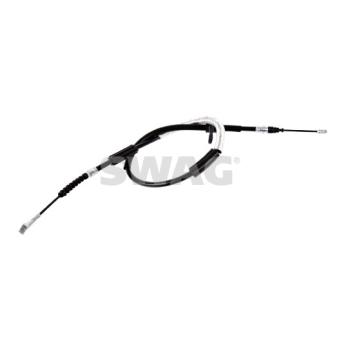 Tirette à câble, frein de stationnement arrière gauche SWAG 33 10 0351 pour PEUGEOT 405 1.9 JTD - 110cv