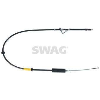 Tirette à câble, frein de stationnement arrière droit SWAG OEM LR007496 Tirette à câble, frein de stationnement arrière droit SWAG OEM LR007496