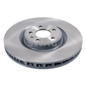 Disque de frein avant droit SWAG 33 10 0967 pour PORSCHE MACAN 3.0 S - 354cv
