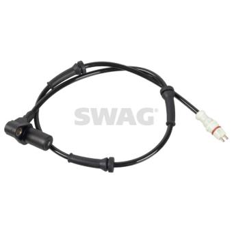 Capteur, vitesse de roue arrière gauche SWAG OEM 7700411745