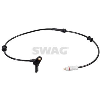 Capteur, vitesse de roue arrière gauche SWAG [33 10 1864]