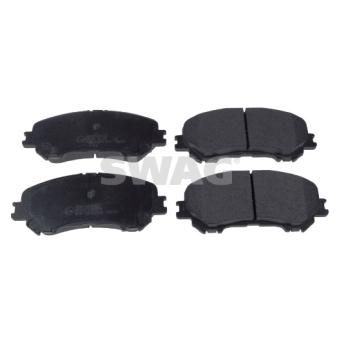 Jeu de 4 plaquettes de frein avant SWAG OEM D10604BA0A Jeu de 4 plaquettes de frein avant SWAG OEM D10604BA0A