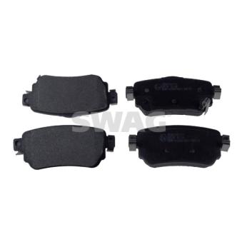 Jeu de 4 plaquettes de frein arrière SWAG OEM 440603981R