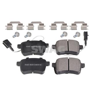 Jeu de 4 plaquettes de frein arrière SWAG OEM 71770092