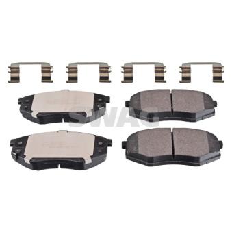 Jeu de 4 plaquettes de frein avant SWAG OEM 58101B2A10