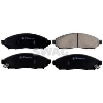 Jeu de 4 plaquettes de frein avant SWAG OEM DA060EB326 Jeu de 4 plaquettes de frein avant SWAG OEM DA060EB326