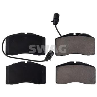 Jeu de 4 plaquettes de frein avant SWAG OEM 4D0698151L