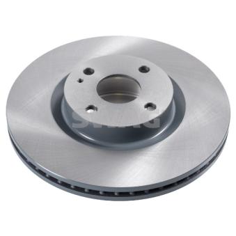 Jeu de 2 disques de frein avant SWAG 33 10 5293 pour FORD TRANSIT 2.0 - 160cv