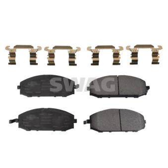 Jeu de 4 plaquettes de frein avant SWAG OEM D1060VC091