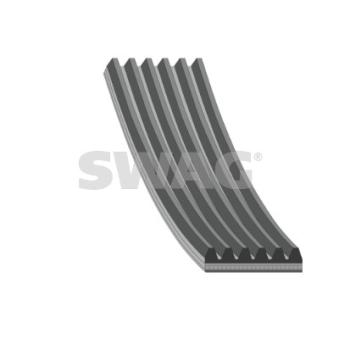 Courroie trapézoïdale à nervures SWAG 33 10 5410 pour MINI MINI 2.0 D - 131cv