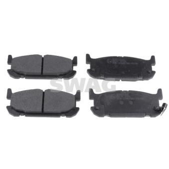 Jeu de 4 plaquettes de frein arrière SWAG 33 10 5454 pour KIA OPTIMA 1.6 16V - 110cv