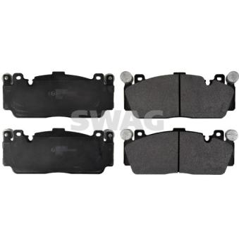 Jeu de 4 plaquettes de frein avant SWAG [33 10 5497]