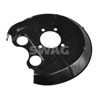 Déflecteur, disque de frein arrière droit SWAG 33 10 5640 pour PORSCHE 356 1.8 - 110cv