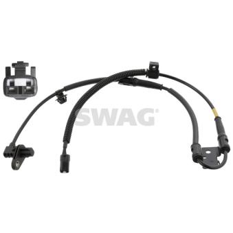 Capteur, vitesse de roue avant droit SWAG OEM 598301H300