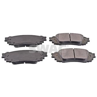 Jeu de 4 plaquettes de frein arrière SWAG OEM 0446610010